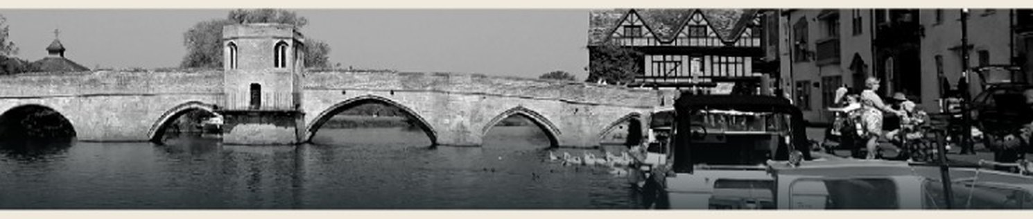 St Ives Bridge over the Great Ouse, with its medieval chapel.